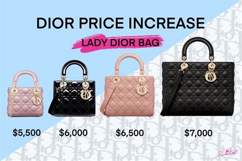 lady dior euro|lady dior bag cost.